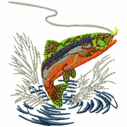 Fishes Embroidery Design 11 Fishes Embroidery Design 11